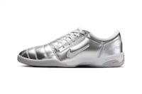 Futuristic Metallic Football Shoes