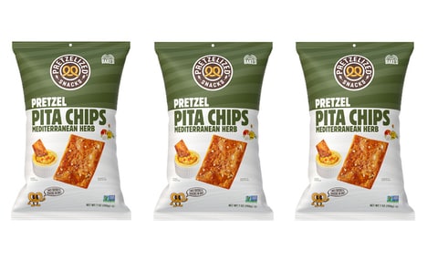 Herbaceous Pretzel Chip Snacks