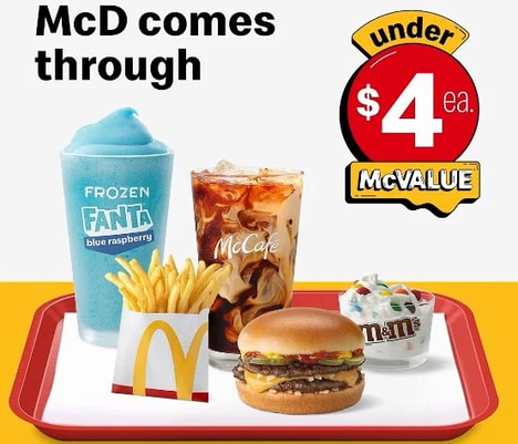 Competitive Cost-Conscious QSR Menus