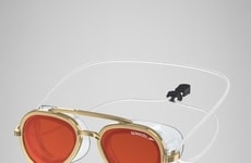 Aviator-Style Swim Goggles