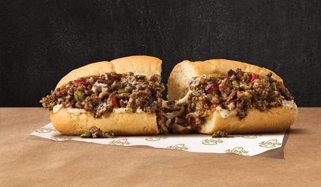 Hearty QSR Cheesesteak Sandwiches