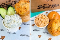 Savory Summertime Bagel Spreads