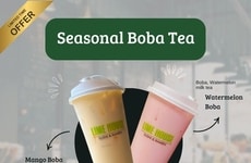 Summery Bubble Tea Drinks