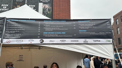 Recovery-Focused Festival Bar Menus