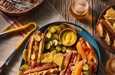 Spicy Cheese-Filled Hot Dogs