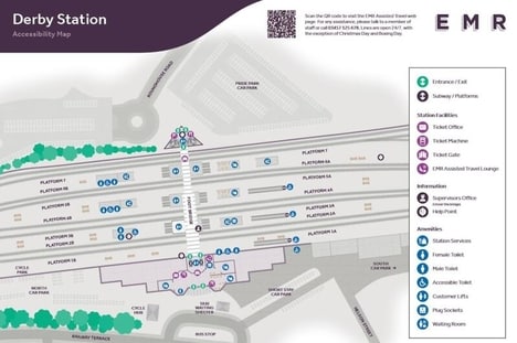 Accessibility-Focused Railway Maps