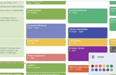Visual Scheduling Aids