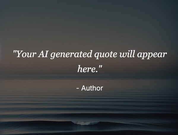 AI Quote Generators: QuotesMaker Creates Daily AI-Generated Quotes To ...