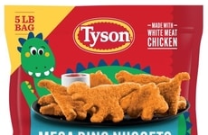 Oversized Dinosaur Chicken Nuggets