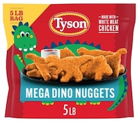 Oversized Dinosaur Chicken Nuggets