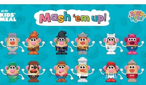Interchangeable Kids Meal Toys