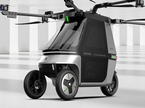 Airborne Electric Motorcycle Designs