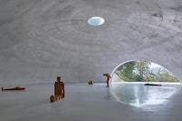 Artful Meditative Sculptural Caves Image 1
