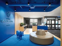 Modern Blue-Accented Academic Buildings Image 1