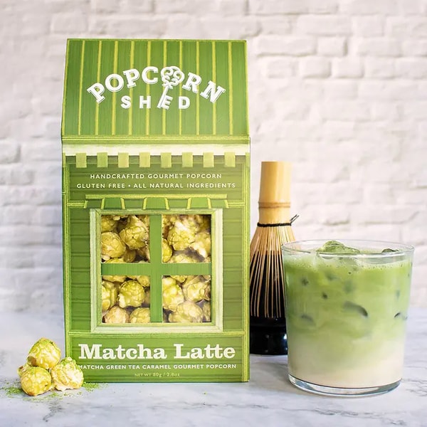 Umami Matcha Latte Popcorns