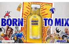 Uplifting Artistic Alcohol Packaging