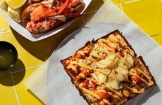 Seasonal Seafood-Topped Pizzas