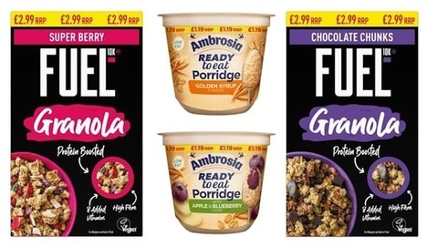 Convenient Breakfast Product Ranges