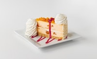 Peach-Packed Cheesecakes Image 1