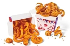 Seasoning-Covered Curly Fries