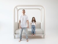 Modern Comfort-Centric Rounded Beds