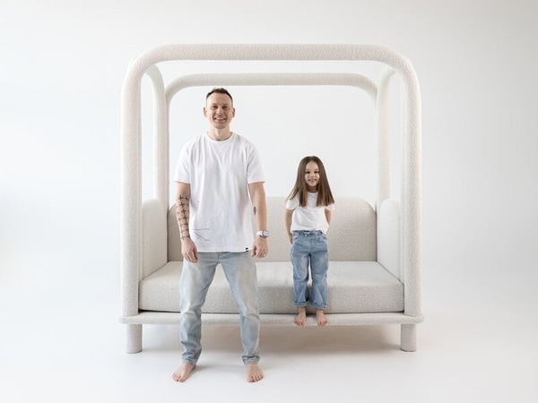 Modern Comfort-Centric Rounded Beds