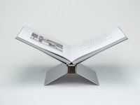 Minimal Sleek Aluminum Bookstands Image 2