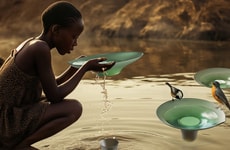 Lotus-Inspired Floating Water Purifiers