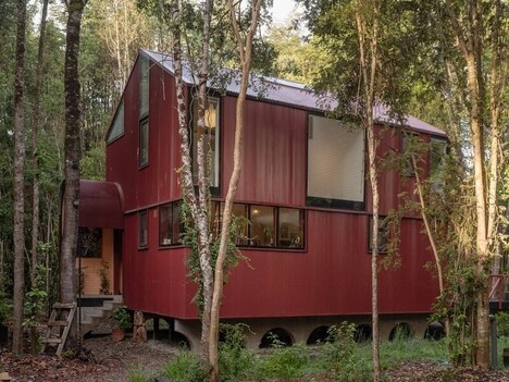 Forested Raised Metal Homes