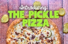 Ranch-Topped Pickle Pizzas