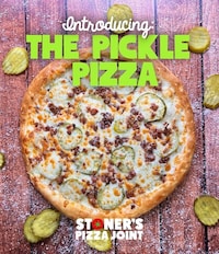 Ranch-Topped Pickle Pizzas Image 1