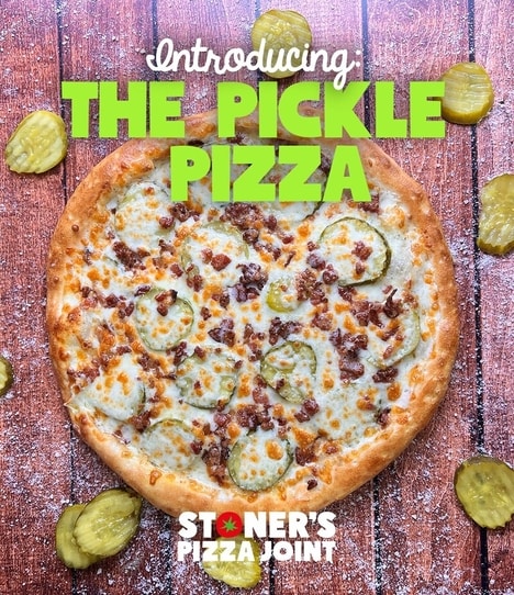 Ranch-Topped Pickle Pizzas