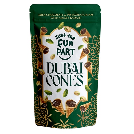 Dubai-Style Waffle Cone Bites