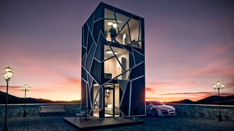 Triple-Story Prefab Tiny Houses