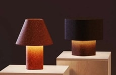 Eco-Friendly Textured Lighting Series