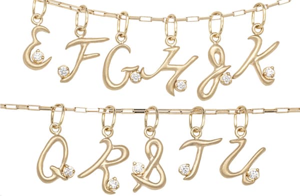Hand-Scripted Initial Pendants