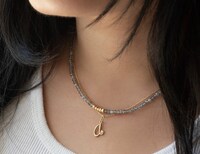 Hand-Scripted Initial Pendants Image 2