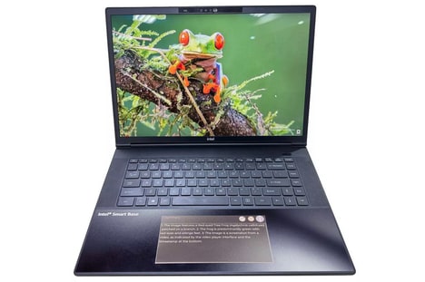 Screen-Equipped Laptop Trackpads