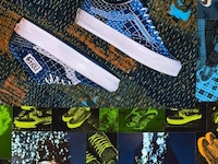 Technical Denim-Worked Sneakers Image 1