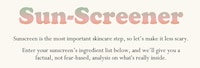 Sunscreen Ingredient-Analyzing Tools