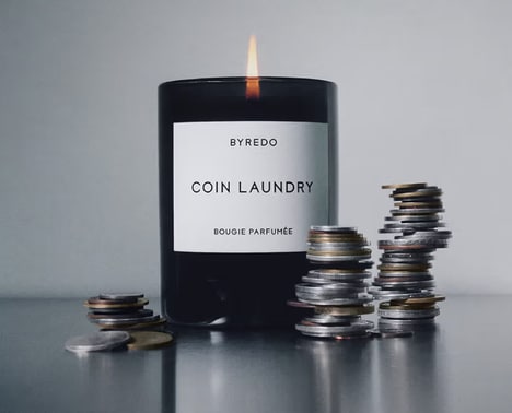 Laundromat-Inspired Candles