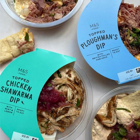 Protein-Topped Savory Dips