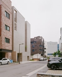 Tranquil Facade Housing Structures
