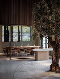 Block Partition Breezy Restaurants Image 1