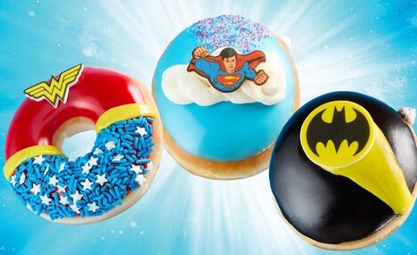 Classic Superhero-Inspired Donuts