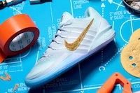 Blue-Tonal Performance Sneakers Image 1