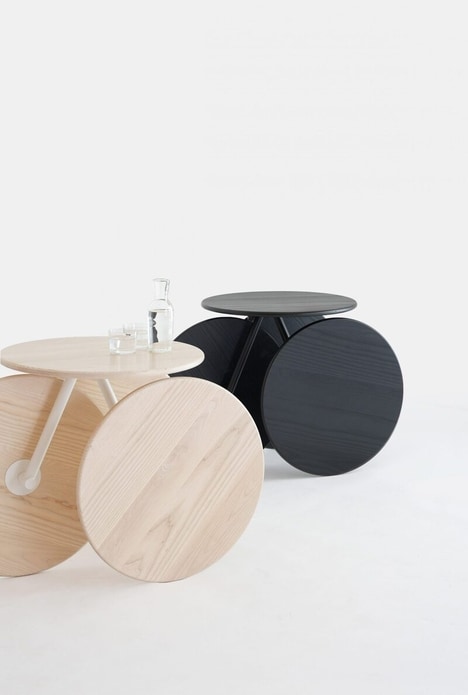Circular Rolling Bar Carts