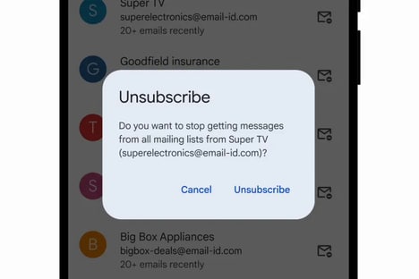 Email Subscription Management Features
