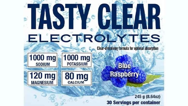 Crystal-Clear Electrolyte Supplements