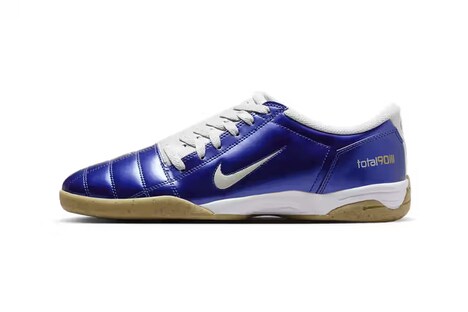 Sleek Iridescent Soccer Shoes